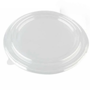 1100cc Kraft Cardboard Salad Bowl with Clear Lid Pack 300