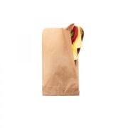 Kraft Sandwich Paper Bags 13x23 cm Grease-Resistant Food-Grade Disposable Pack