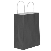 Black Kraft Gift Bag with Twisted Handles 32 x 40 x 12 cm