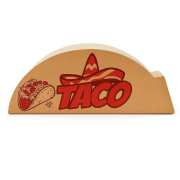 Printed Kraft Taco Holder Box – Sturdy Fast‑Food Single‑Serve Dispenser
